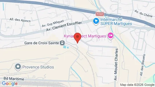 Apartments for rent i Istres - kort over placeringen