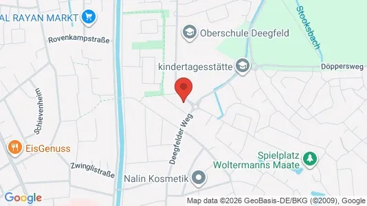 Apartments for rent i County of Bentheim - kort over placeringen