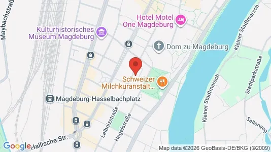 Apartments for rent i Magdeburg - kort over placeringen