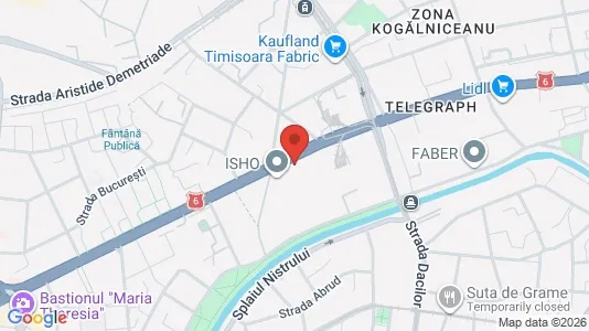 Apartments for rent i Timişoara - kort over placeringen