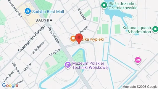 Apartments for rent i Warszawa Mokotów - kort over placeringen