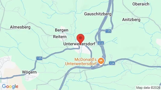 Apartments for rent i Unterweitersdorf - kort over placeringen