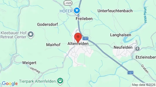 Apartments for rent i Altenfelden - kort over placeringen