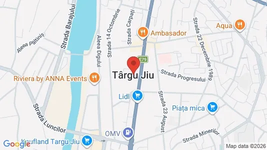 Apartments for rent i Târgu Jiu - kort over placeringen