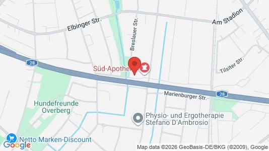 Apartments for rent i Delmenhorst - kort over placeringen