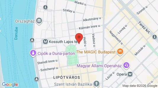 Apartments for rent i Budapest Belváros-Lipótváros - kort over placeringen