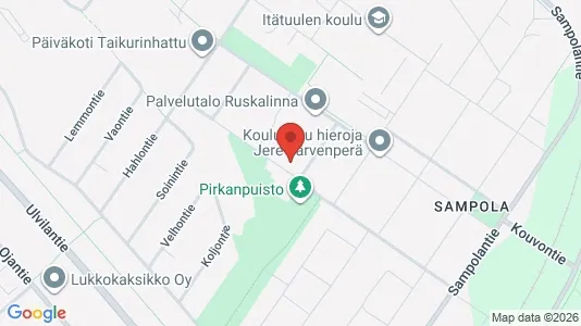 Apartments for rent i Pori - kort over placeringen