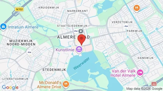 Houses for rent i Amsterdam Zuideramstel - kort over placeringen