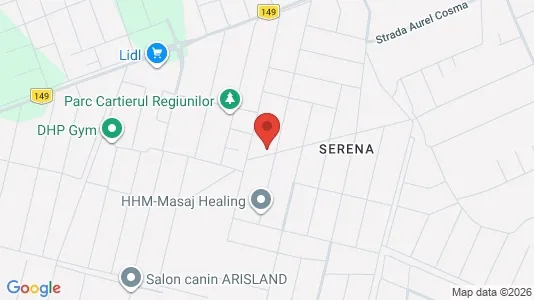 Apartments for rent i Moşniţa Nouă - kort over placeringen