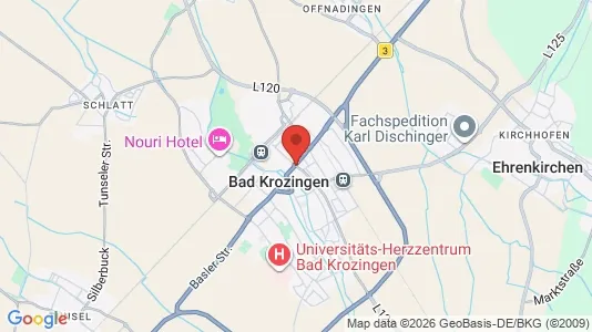 Apartments for rent i Breisgau-Hochschwarzwald - kort over placeringen