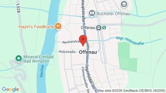 Apartments for rent i Heilbronn - kort over placeringen