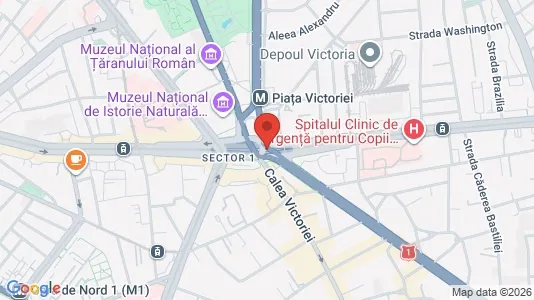 Apartments for rent i Bucharest - Sectorul 1 - kort over placeringen