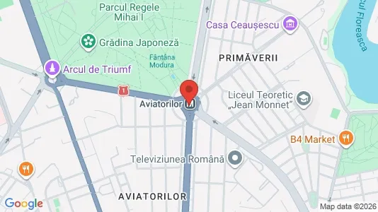 Apartments for rent i Bucharest - Sectorul 1 - kort over placeringen