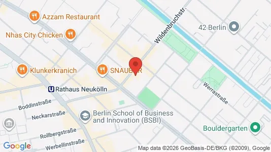 Apartments for rent i Berlin Neukölln - kort over placeringen