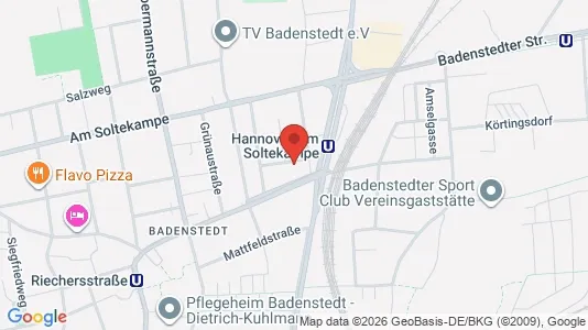 Apartments for rent i Hannover - kort over placeringen