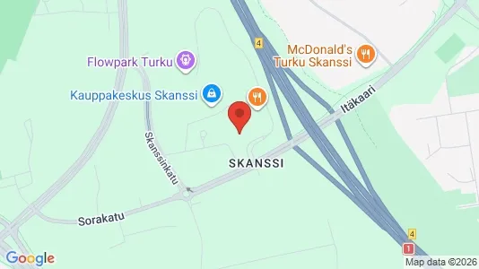 Apartments for rent i Turku - kort over placeringen