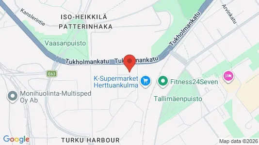 Apartments for rent i Turku - kort over placeringen