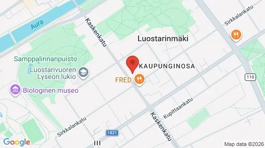 Apartments for rent i Turku - kort over placeringen