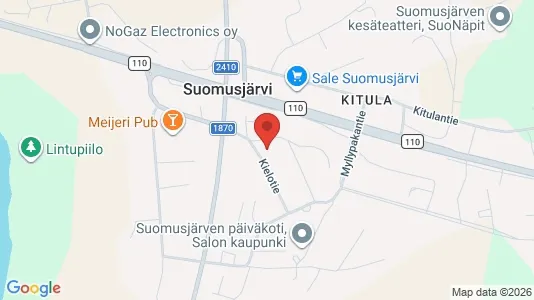 Apartments for rent i Salo - kort over placeringen