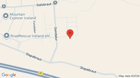 Apartments for rent i Reykjanesbær - kort over placeringen