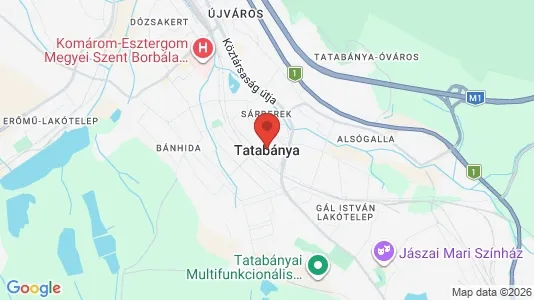 Apartments for rent i Tatabányai - kort over placeringen