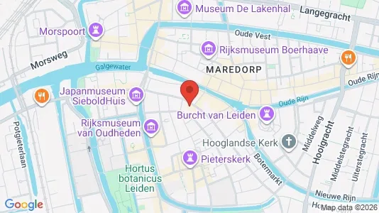 Apartments for rent i Leiden - kort over placeringen