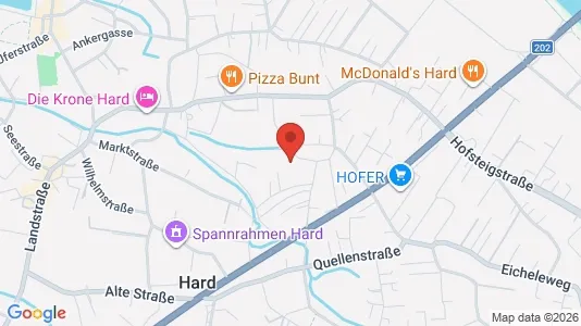 Apartments for rent i Fußach - kort over placeringen