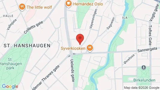 Apartments for rent i Oslo Sagene - kort over placeringen