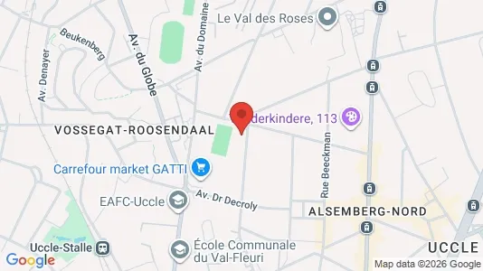 Apartments for rent i Brussels Ukkel - kort over placeringen