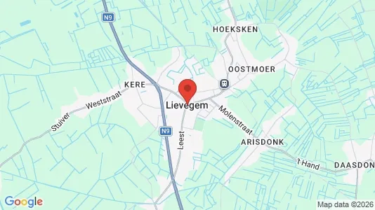 Houses for rent i Lievegem - kort over placeringen