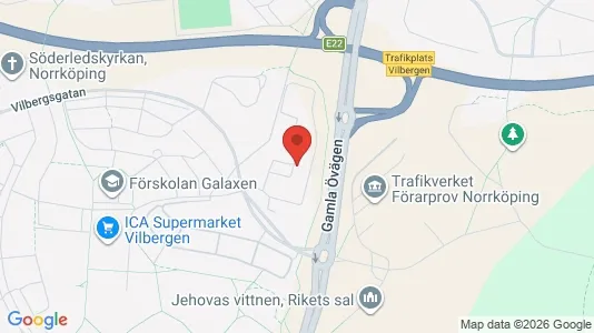 Apartments for rent i Norrköping - kort over placeringen