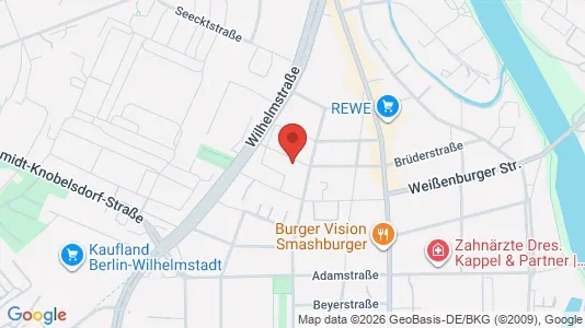 Apartments for rent i Berlin Spandau - kort over placeringen