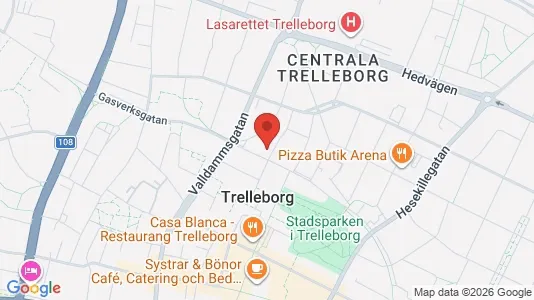 Apartments for rent i Trelleborg - kort over placeringen
