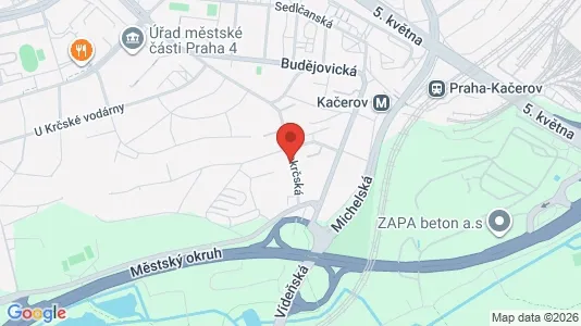 Apartments for rent i Prague 5 - kort over placeringen