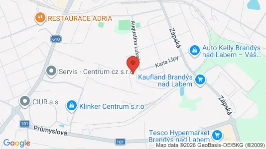 Apartments for rent i Praha-východ - kort over placeringen