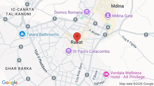 Apartments for rent i Għajnsielem - kort over placeringen