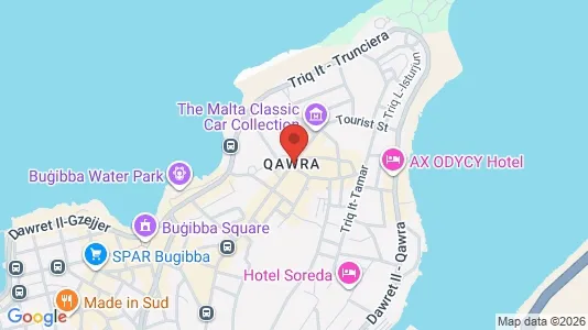 Apartments for rent i San Pawl il-Baħar - kort over placeringen