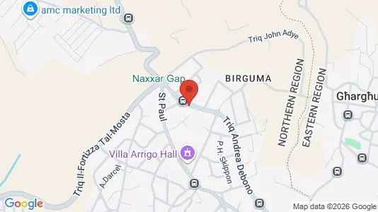 Apartments for rent i Il-Naxxar - kort over placeringen