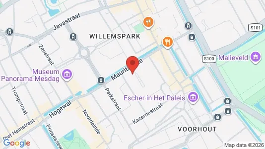 Apartments for rent i The Hague Centrum - kort over placeringen