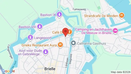 Apartments for rent i Brielle - kort over placeringen