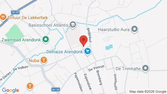 Apartments for rent i Arendonk - kort over placeringen