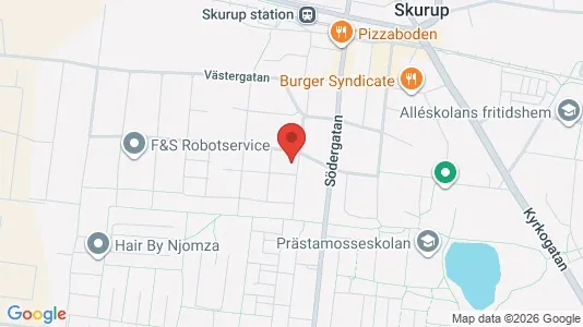 Apartments for rent i Skurup - kort over placeringen
