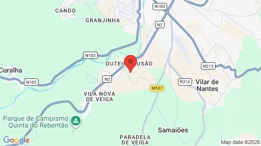 Apartments for rent i Chaves - kort over placeringen