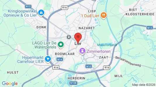 Apartments for rent i Lille - kort over placeringen