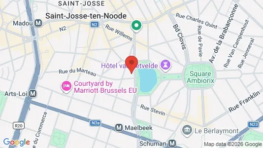 Apartments for rent i Stad Brussel - kort over placeringen
