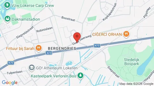 Apartments for rent i Lokeren - kort over placeringen