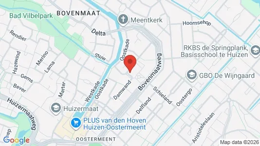 Apartments for rent i Huizen - kort over placeringen