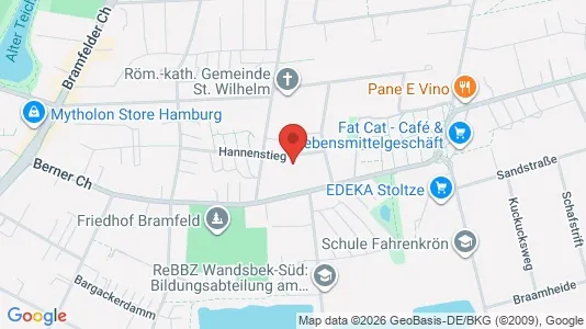 Apartments for rent i Hamburg Wandsbek - kort over placeringen