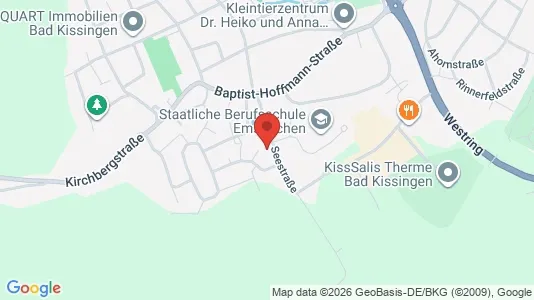 Apartments for rent i Bad Kissingen - kort over placeringen