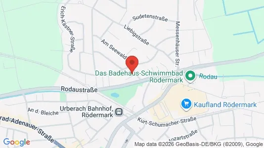 Apartments for rent i Offenbach - kort over placeringen